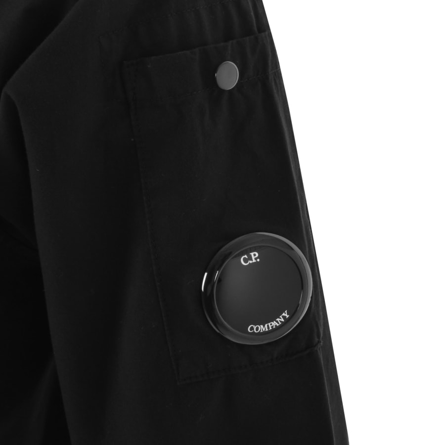 CP Company Gabardine Long Sleeve Shirt Black